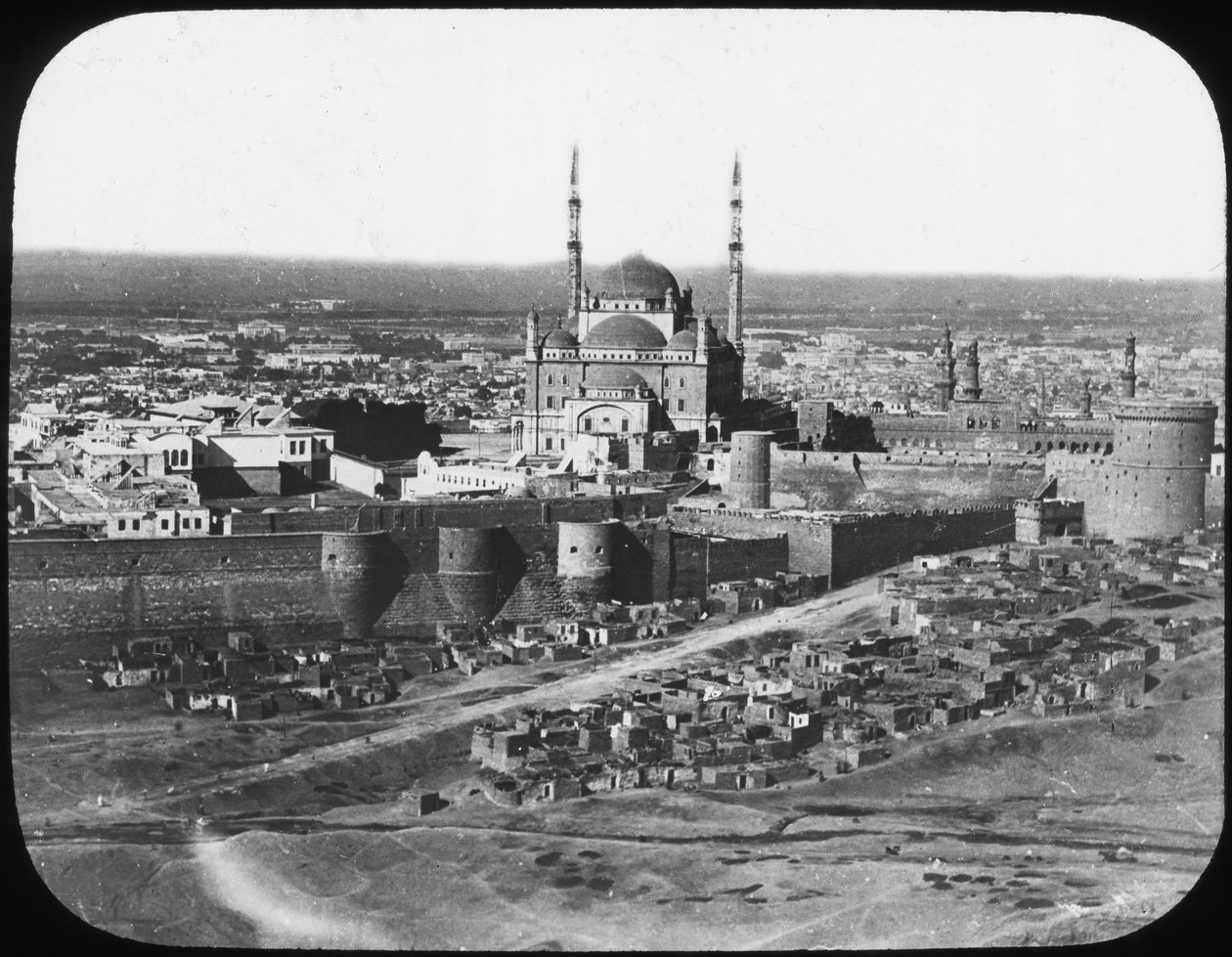 Die Zitadelle von Saladin in Kairo, Ägypten, um 1890 von Newton and Co