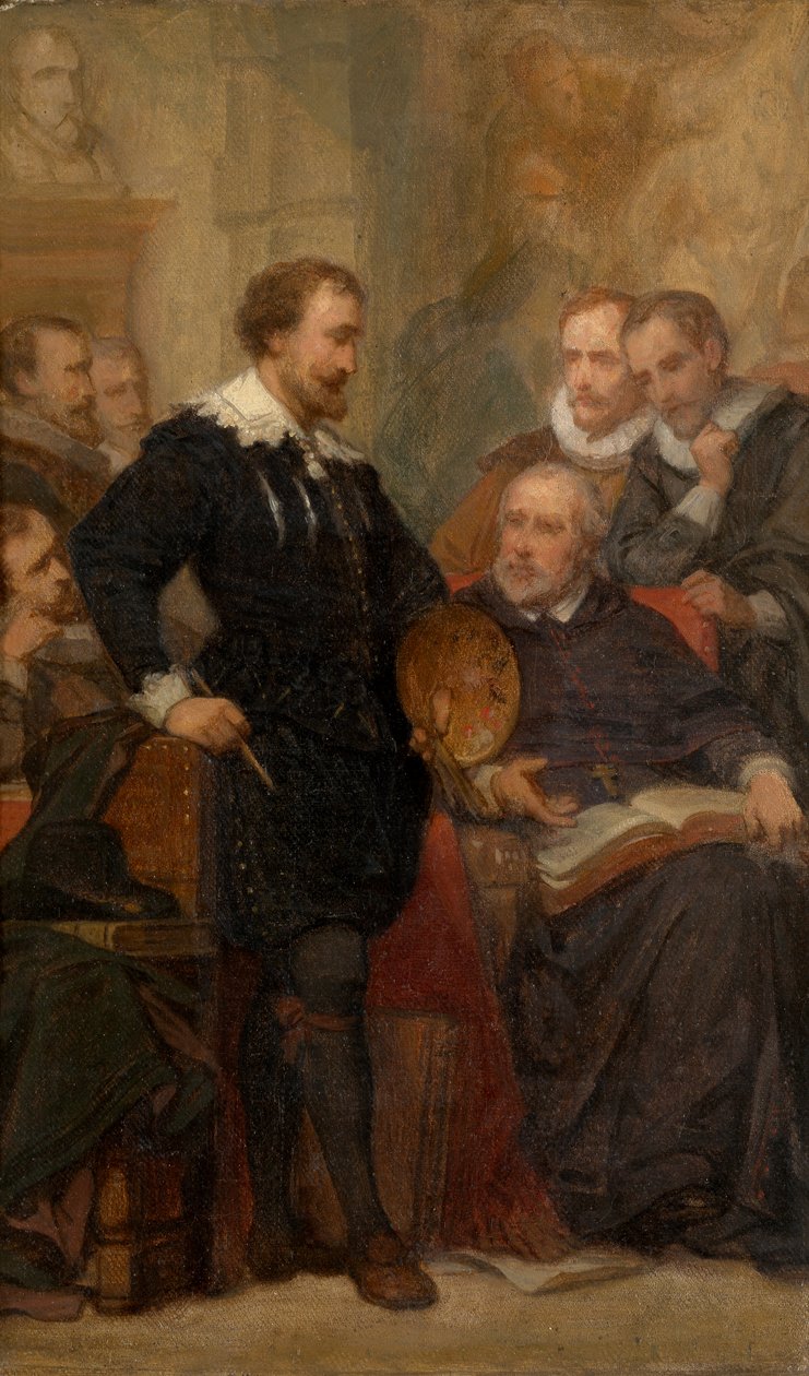 Peter Paul Rubens in seinem Atelier von Nicaise de Keyser
