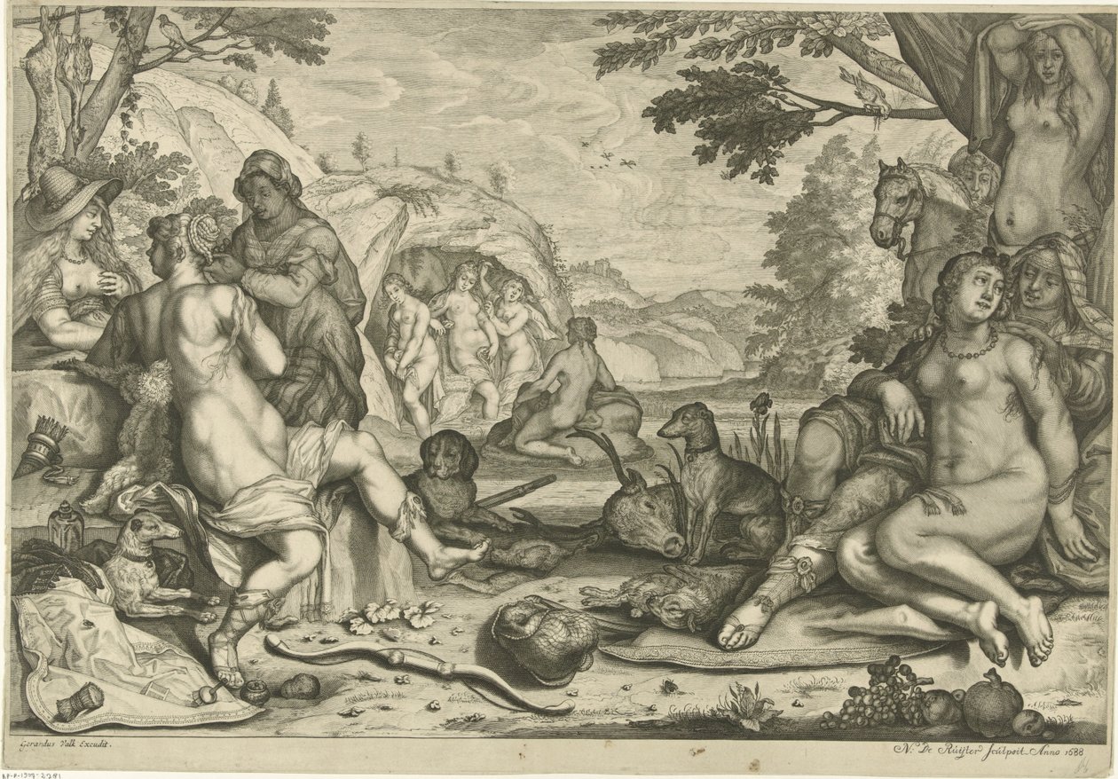 Diana und Callisto von Nicaise de Ruyter