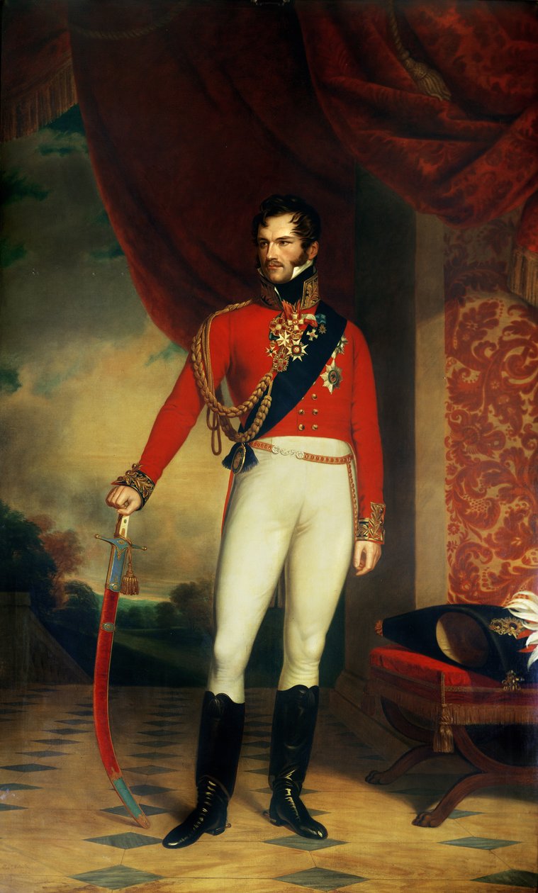 Der Prinz von Oranien, später König Wilhelm II. der Niederlande (1792-1849) von Nicholas Pieneman
