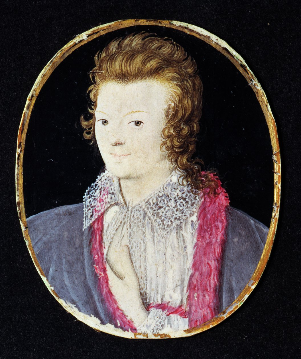 Unbekannter Jugendlicher, um 1595 von Nicholas Hilliard
