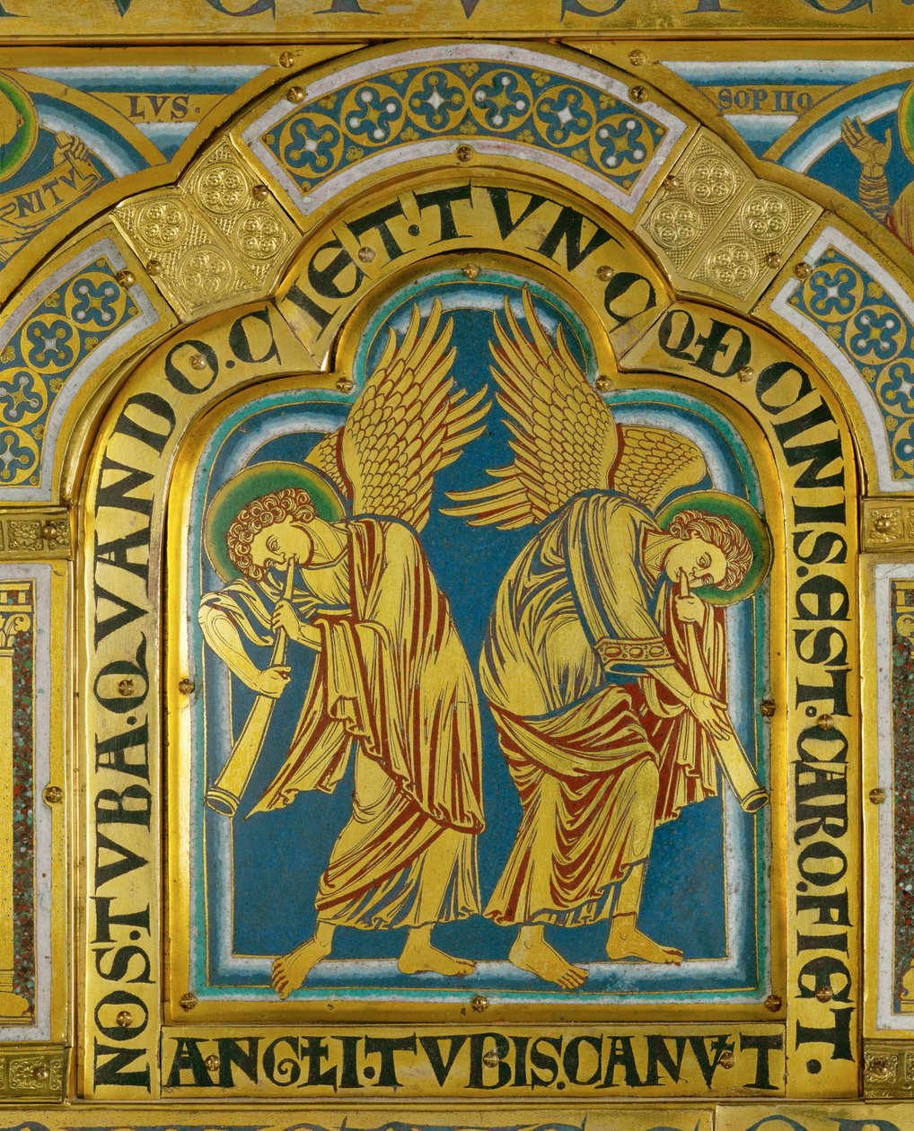 Engel der Auferstehung, vom Verduner Altar von Nicholas of Verdun