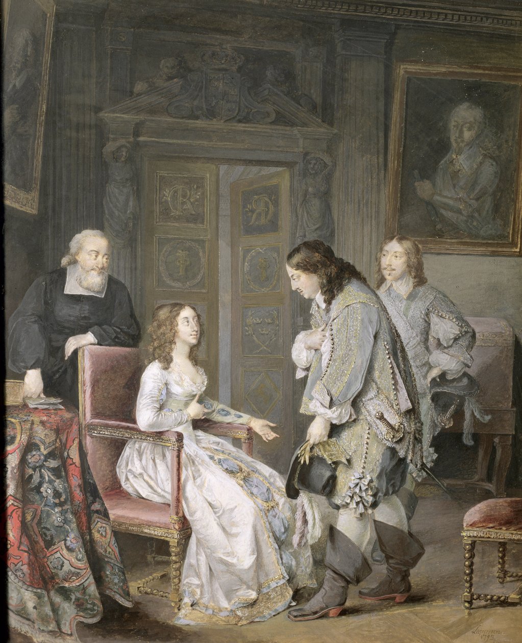 Königin Kristina von Schweden und Karl X. Gustav von Schweden, 1793 von Niclas II Lafrensen