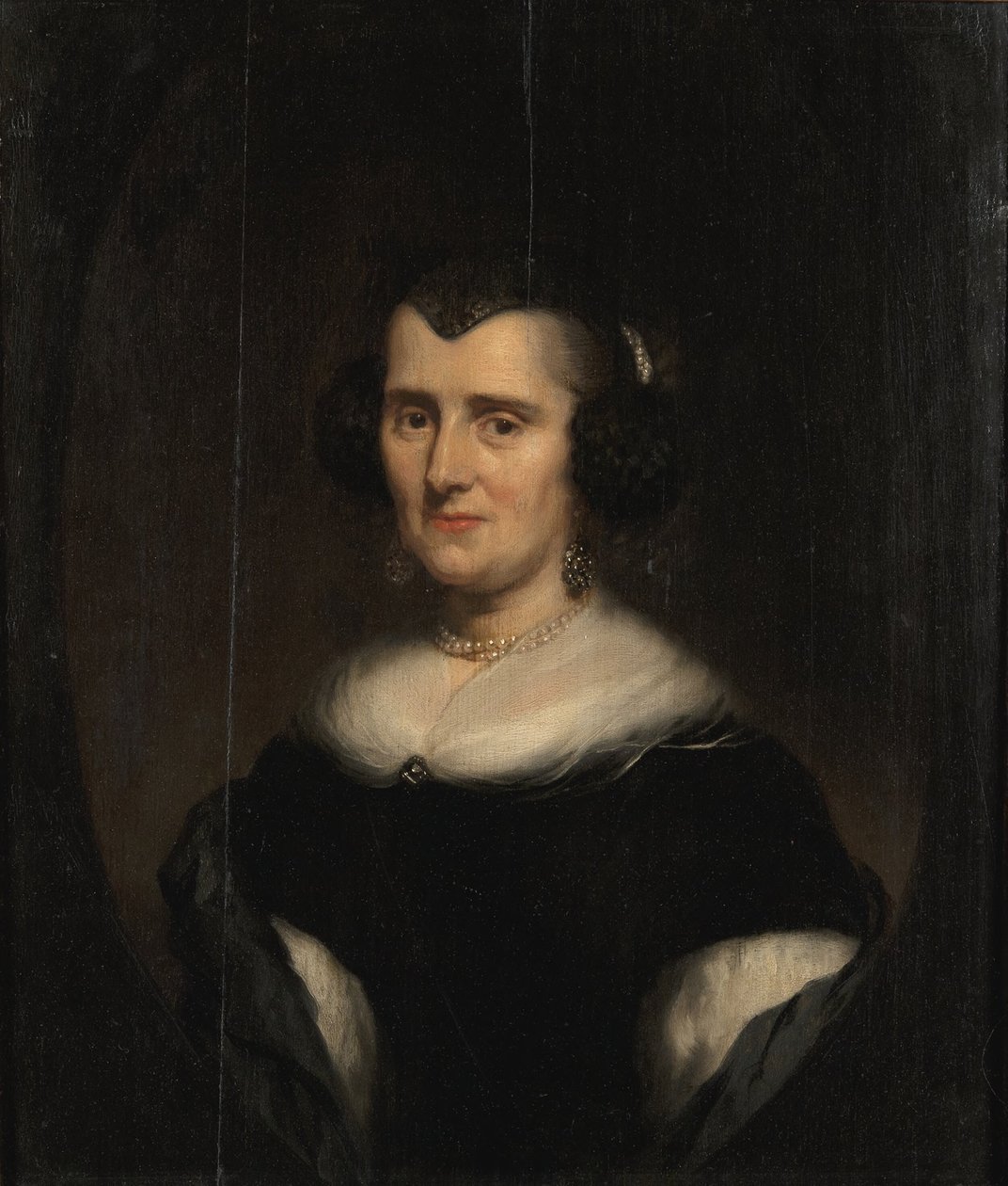 Brustporträt einer mittelalten Frau von Nicolaes Maes