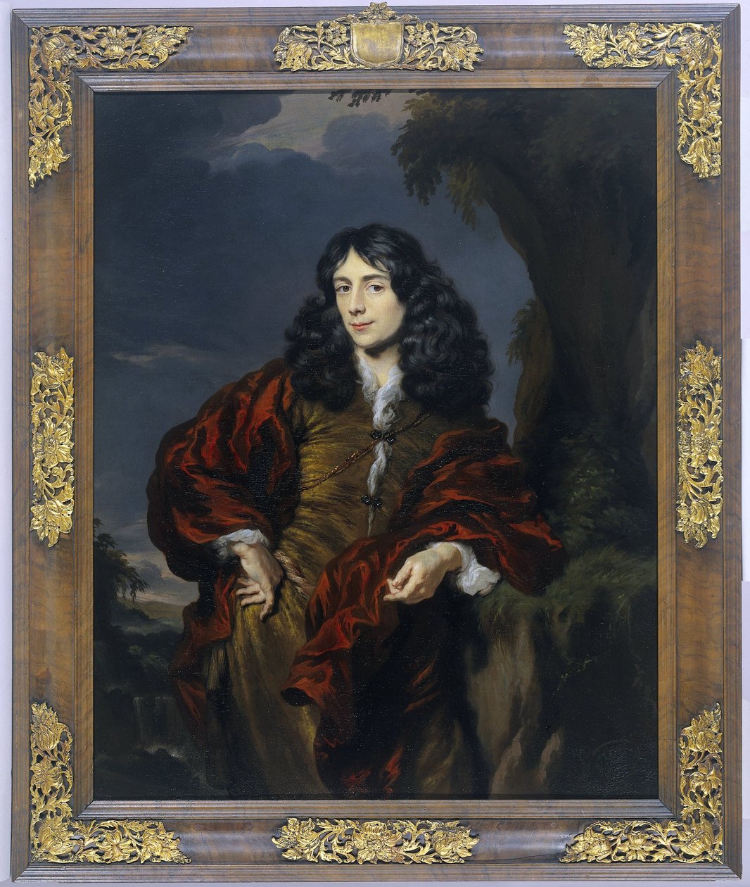 Porträt eines jungen Mannes, möglicherweise Simon van Alphen (1650-1730) von Nicolaes Maes