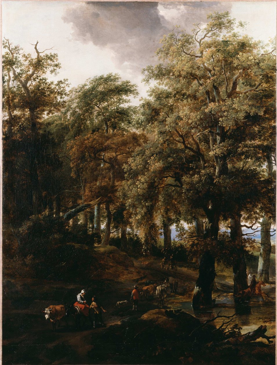 Ein Weg durch den Wald von Nicolaes Pietersz. Berchem