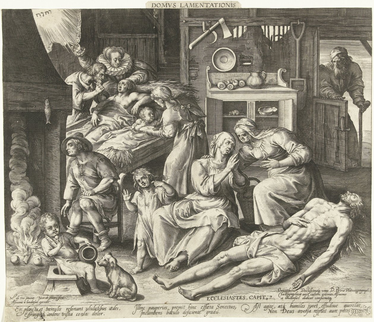 Ein Haus voller Trauer von Nicolaes de Bruyn