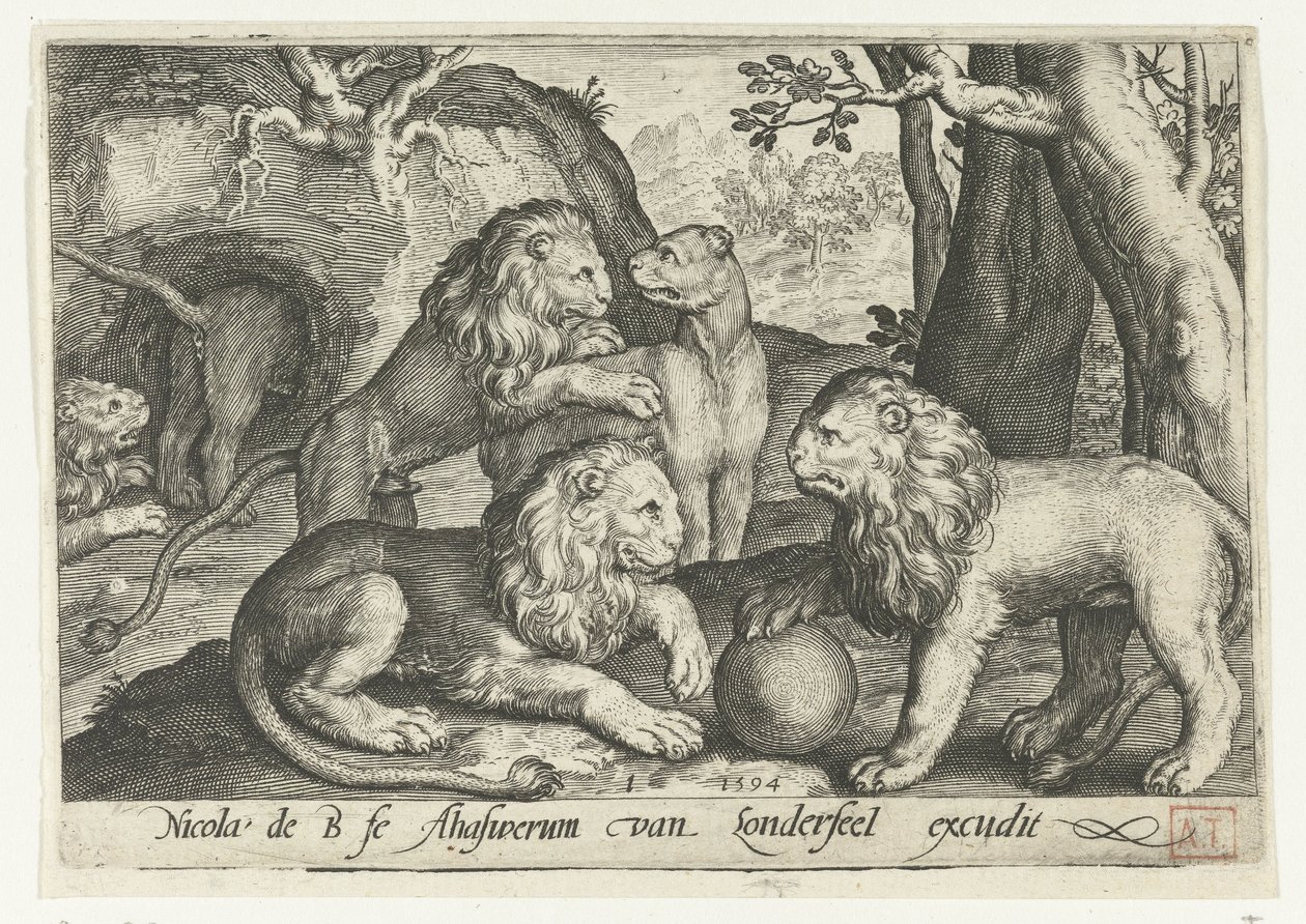 Löwen von Nicolaes de Bruyn