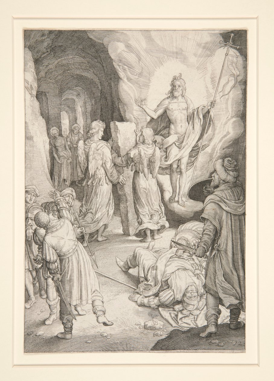 Die Auferstehung (Passionsserie) von Nicolaes de Bruyn