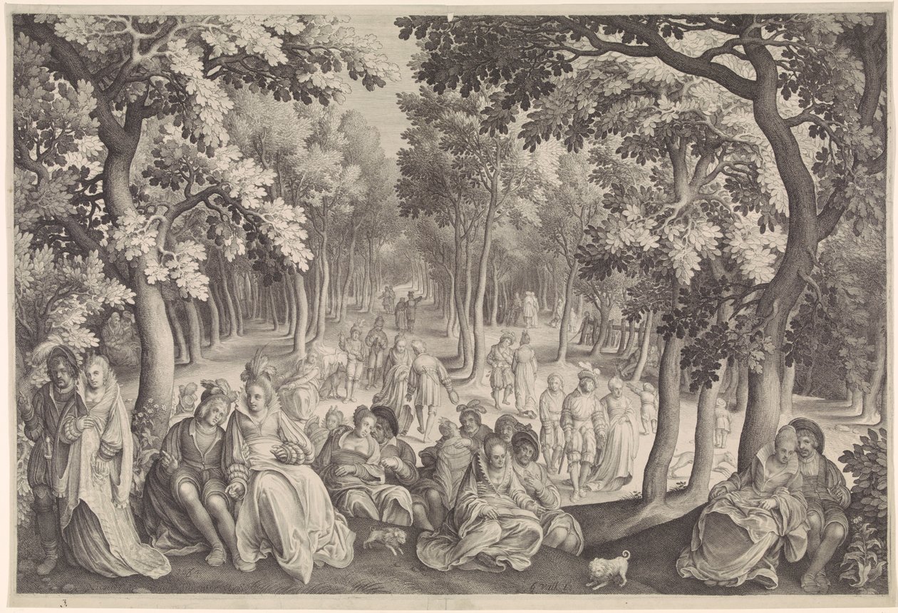 Garten der Liebe von Nicolaes de Bruyn