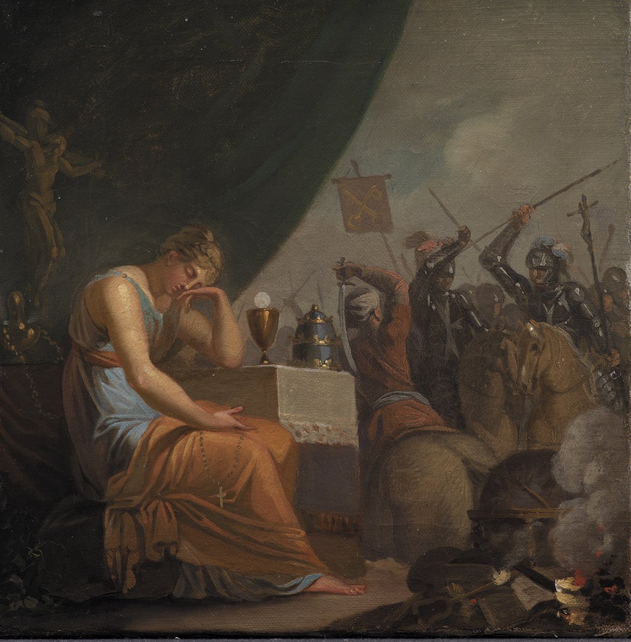 Hierarchie auf ihrem Höhepunkt zur Zeit der Kreuzzüge von Nicolai Abildgaard