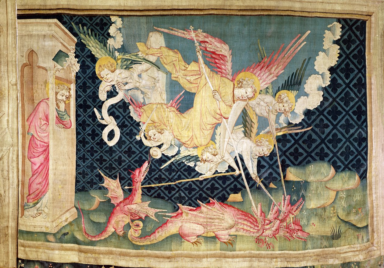 St. Michael und seine Engel kämpfen gegen den Drachen, Nr. 36 aus 