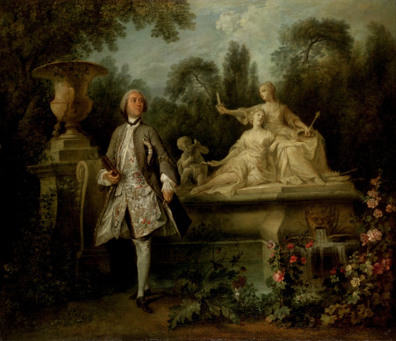 Porträt des Schauspielers Grandval von Nicolas Lancret