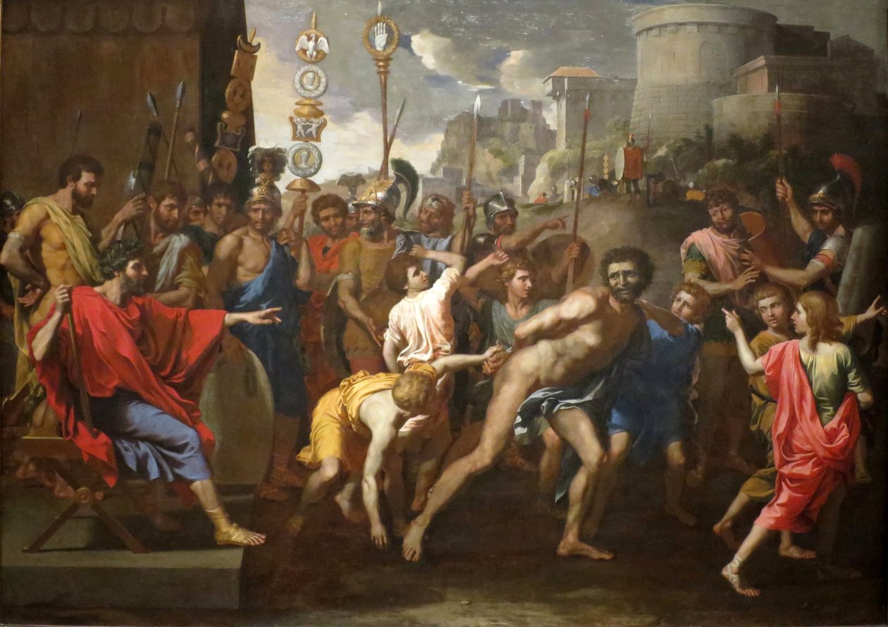 Camillus und der Schulmeister von Falerii von Nicolas Poussin