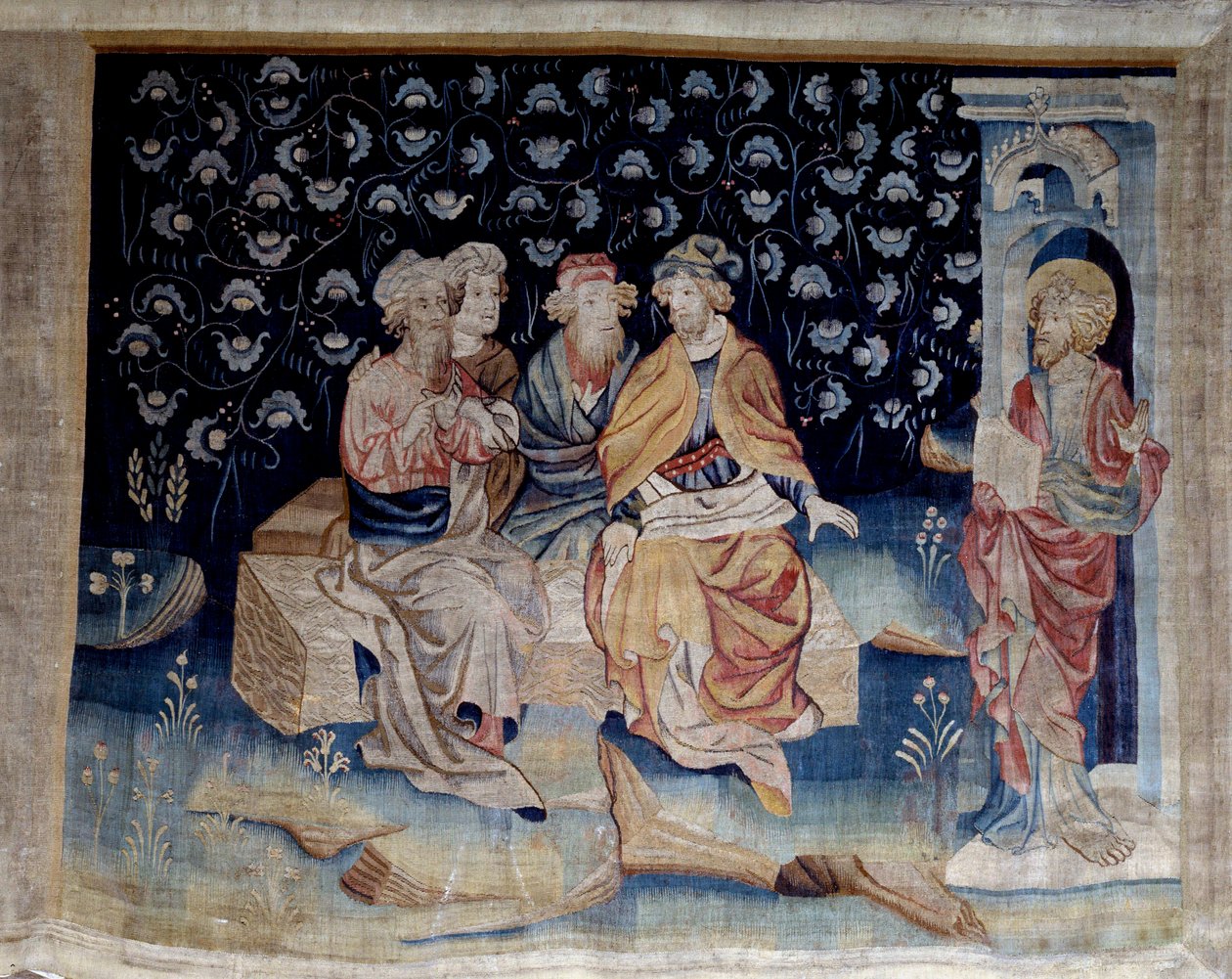 Der Vorhang der Offenbarung (1373 -1383), Nr. 71: Richter. Tapisserie von Nicolas Bataille (1330-1405) von Nicolas Bataille