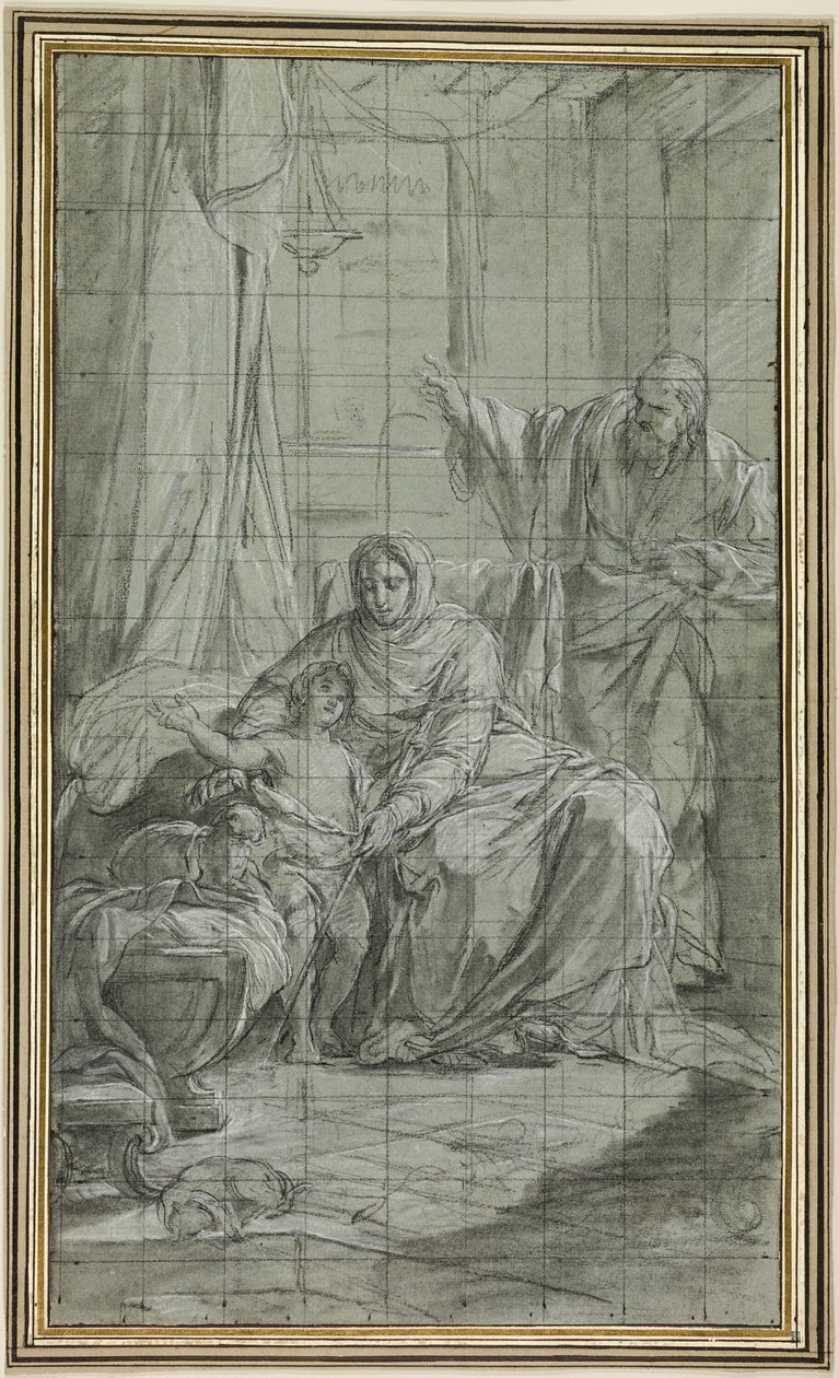 Die Familie des Heiligen Johannes des Täufers von Nicolas Bernard Lepicie