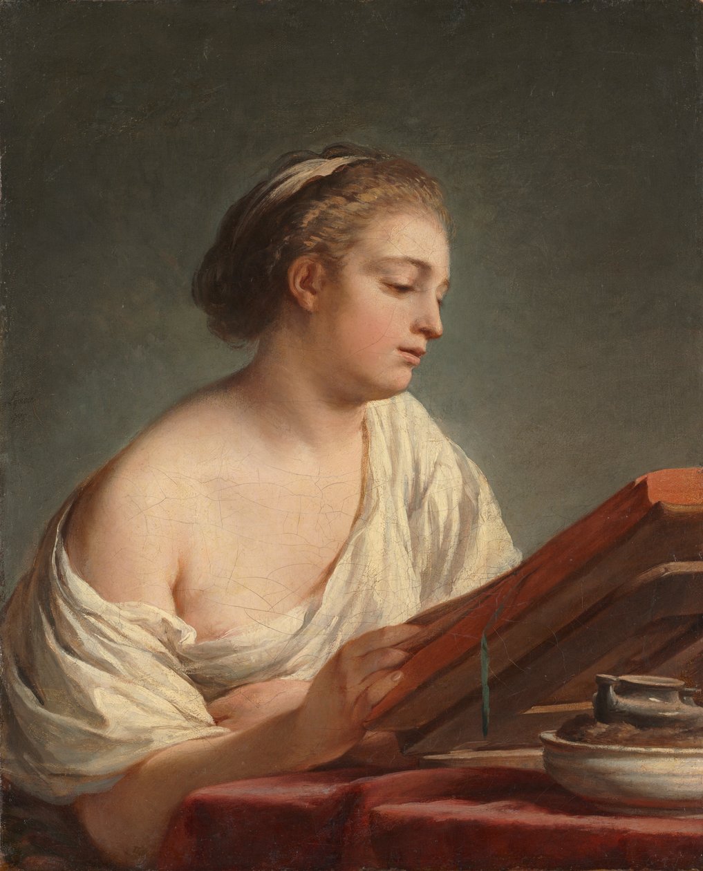 Frau beim Lesen von Nicolas Bernard Lepicie