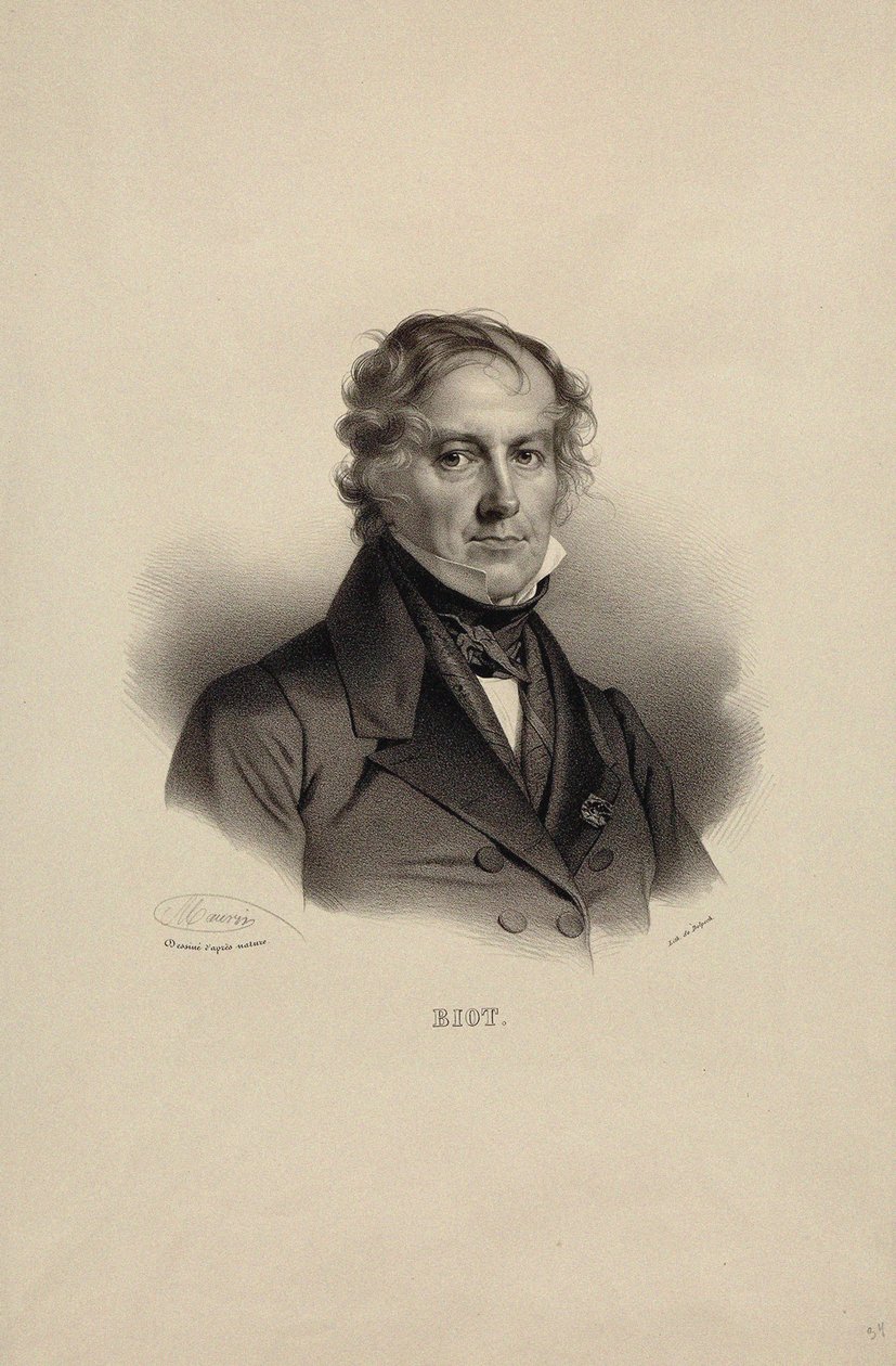 Porträt von Jean Baptiste Biot 1774-1862 von Nicolas Eustache Maurin