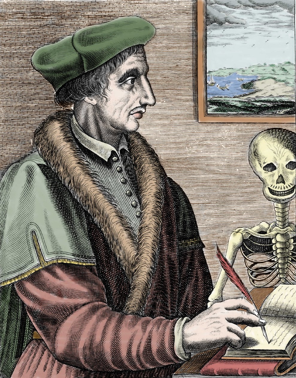 Jean Fernel (1497-1558), französischer Astronom, Mathematiker und Arzt von Nicolas II de Larmessin