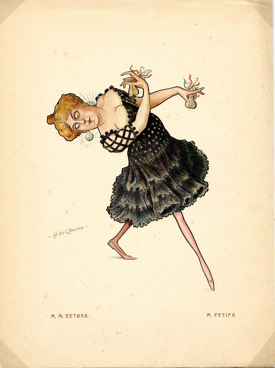 Porträt von Marie Petipa (1857-1930), russische Ballerina von Nicolas Legat