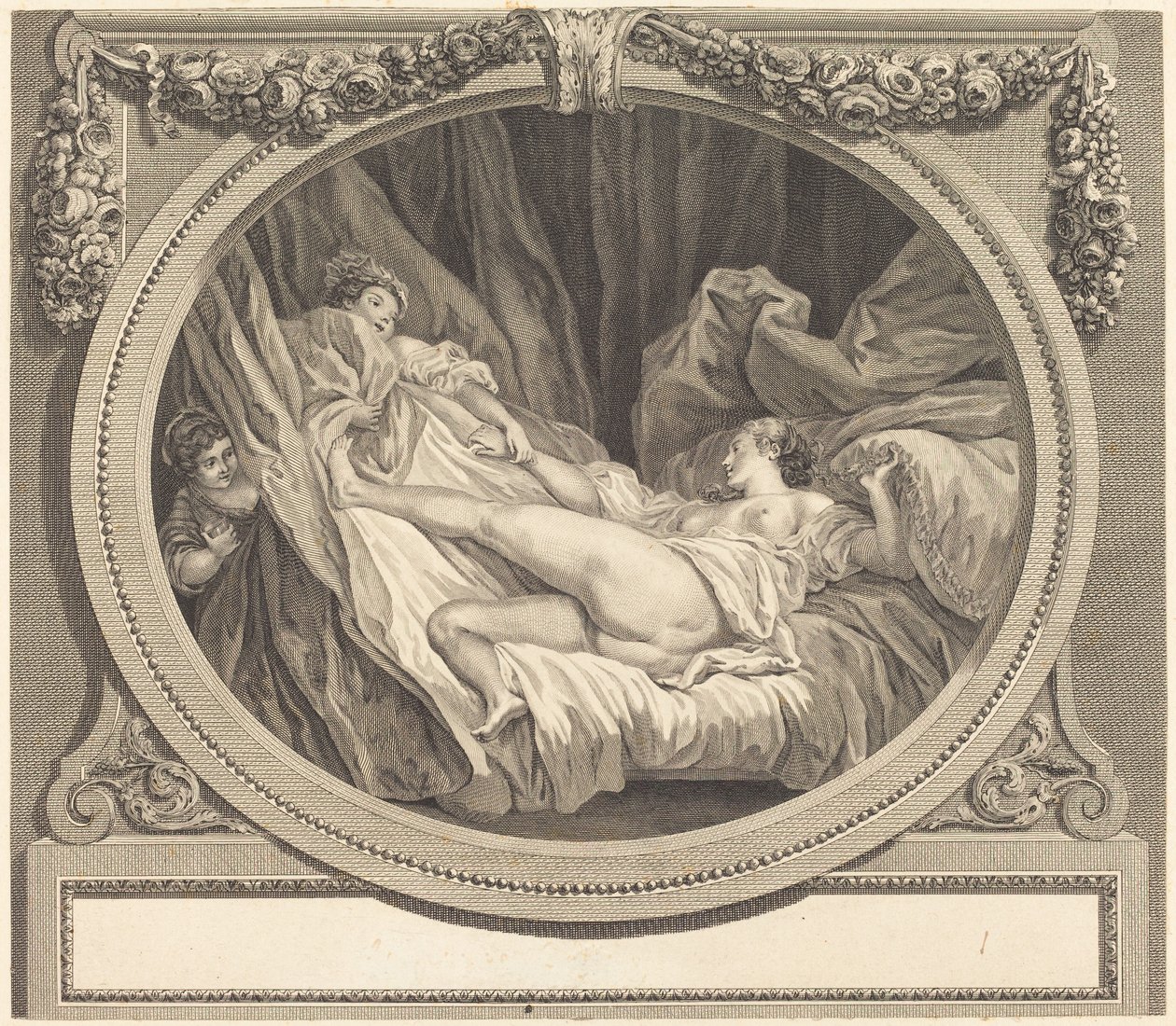 Das Glas Wasser von Nicolas Ponce after Jean Honoré Fragonard