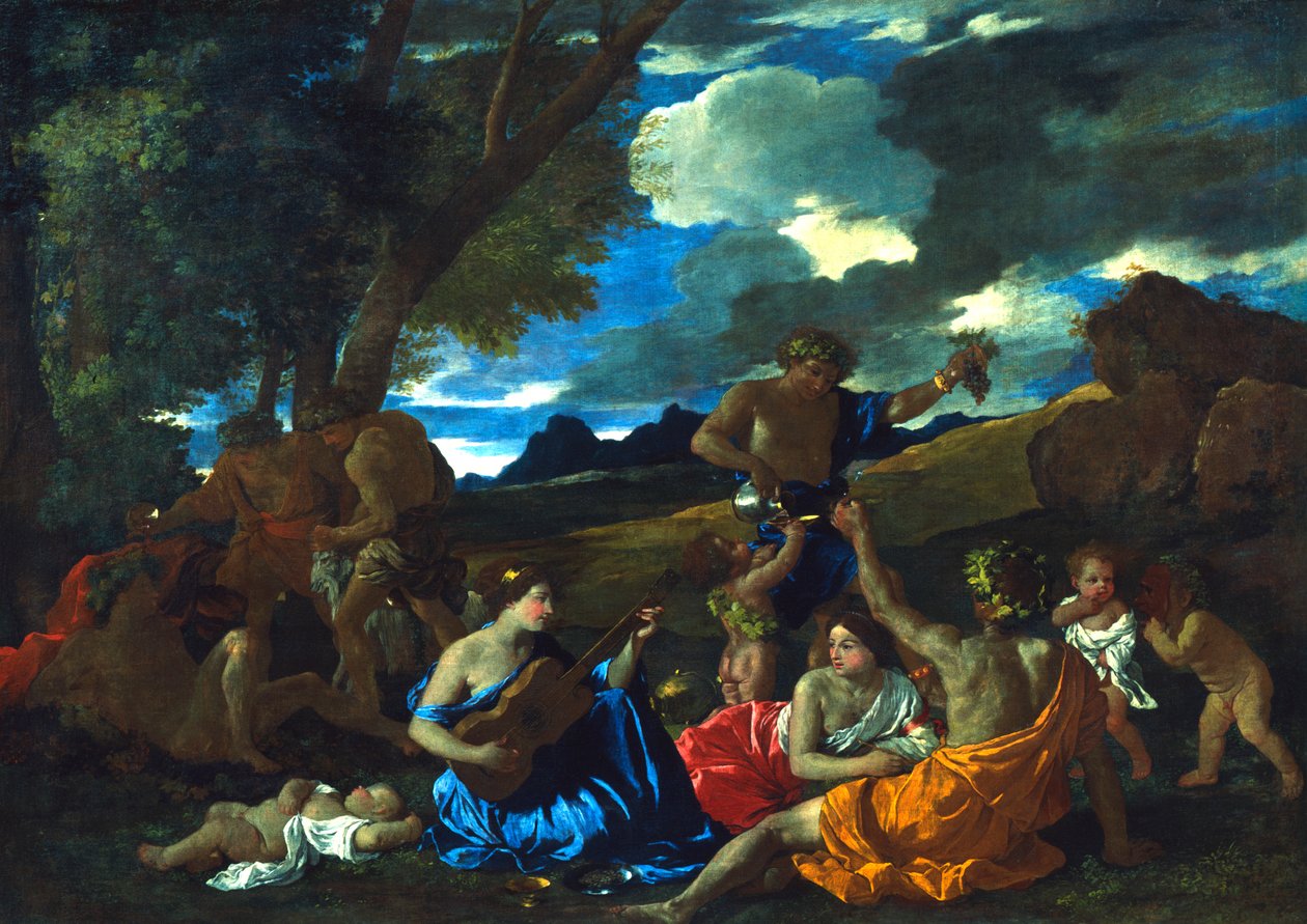 Le Grand Bacchanal, 1627-1628 von Nicolas Poussin