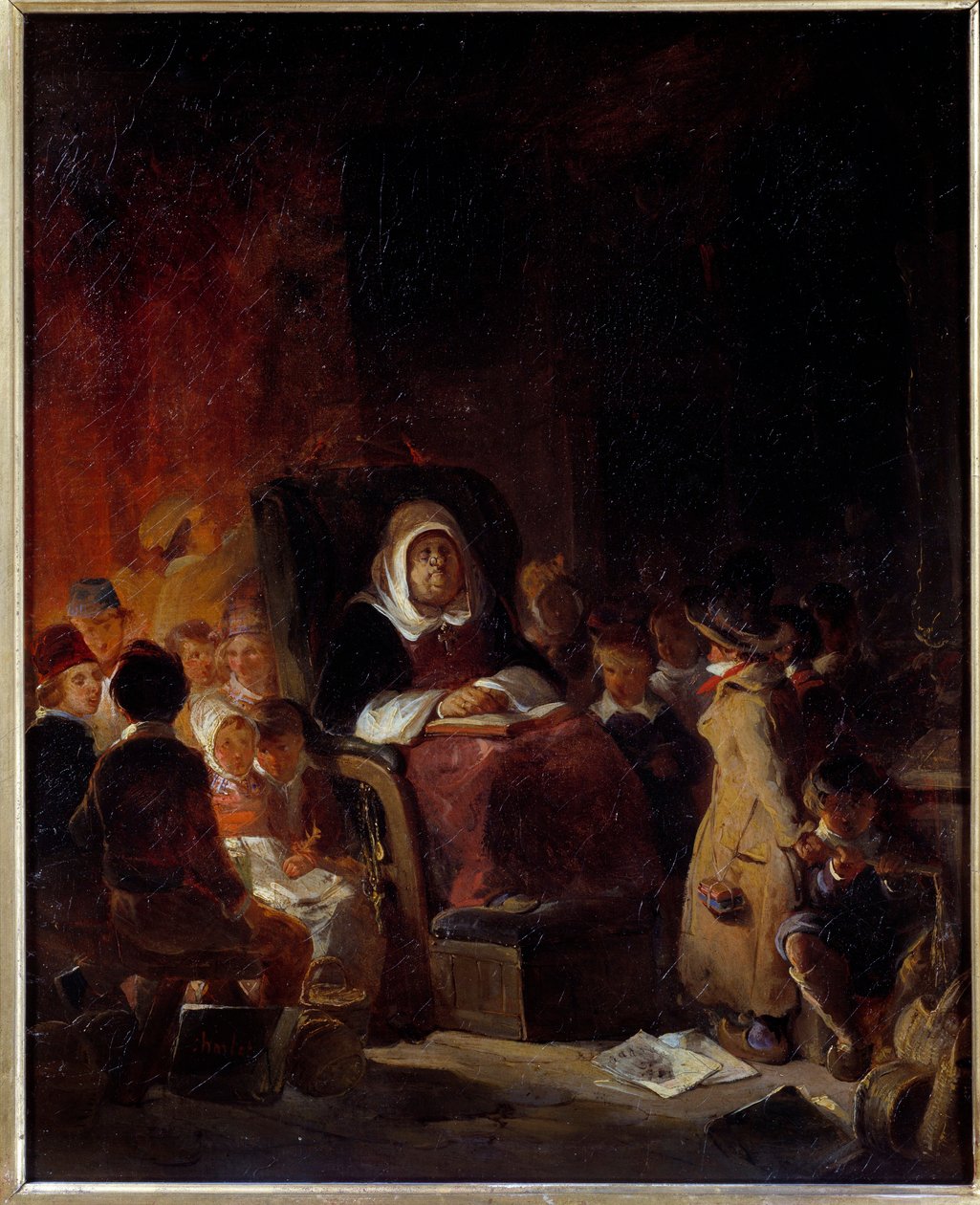 Der Lehrer (19. Jahrhundert) von Nicolas Toussaint Charlet