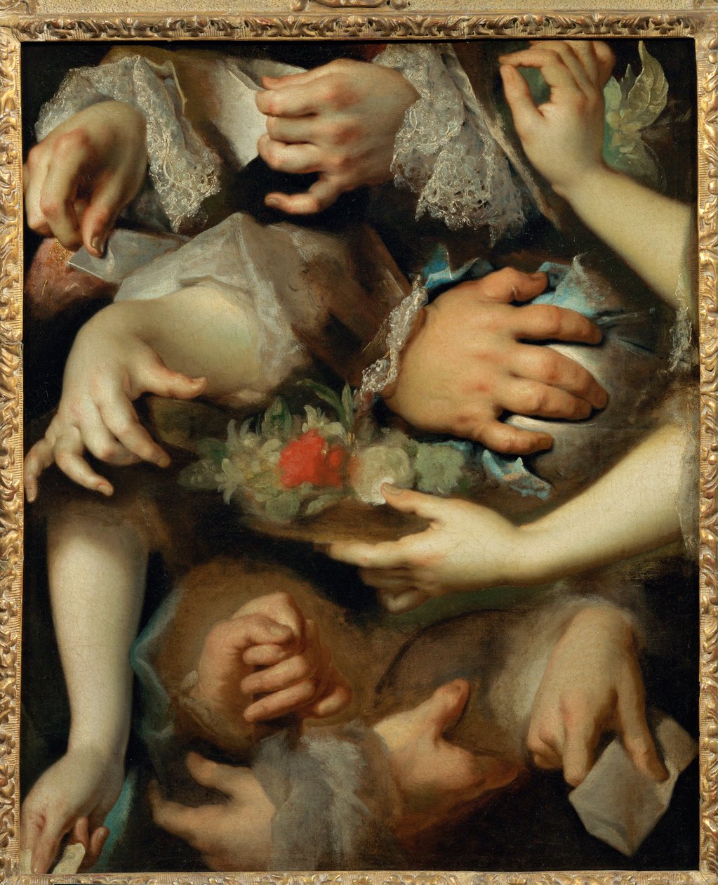 Studie von Händen um 1715 von Nicolas de (workshop) Largilliere