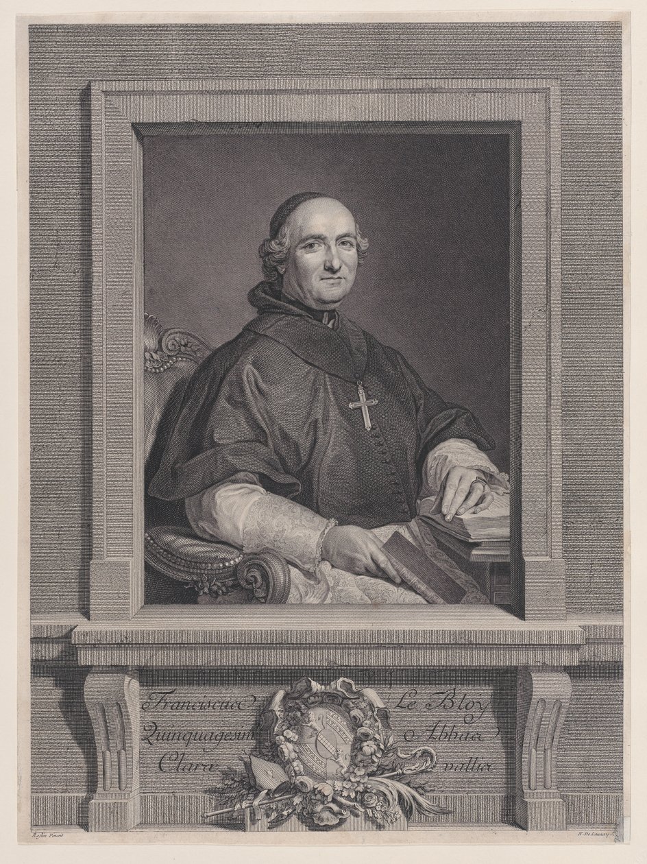Porträt von François Le Bloy, 1760-92 von Nicolas de Launay