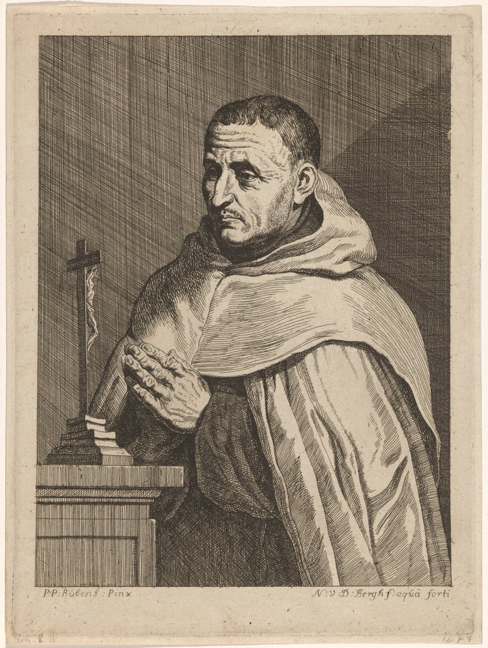 Porträt eines Karmeliten von Nicolas van den Bergh