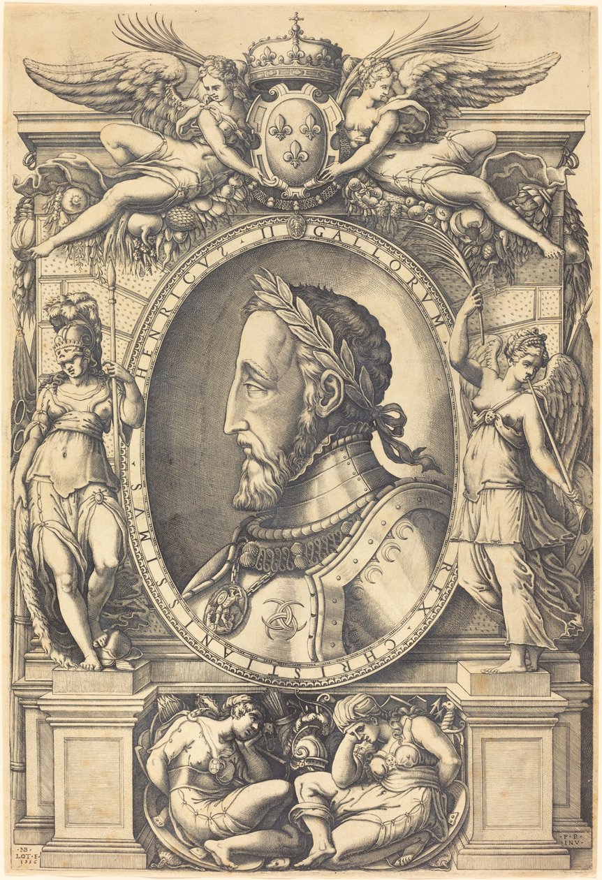 Heinrich II., König von Frankreich von Nicolaus Beatrizet