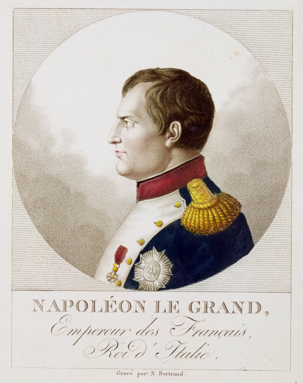 Porträt von Napoleon von Noel Francois Bertrand