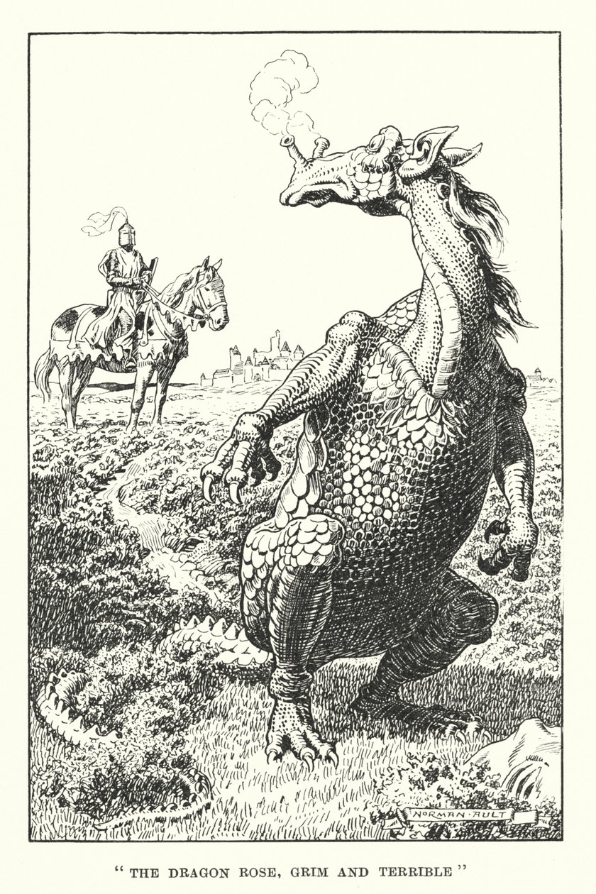 Der Drache erhob sich, grimmig und schrecklich von Norman Ault
