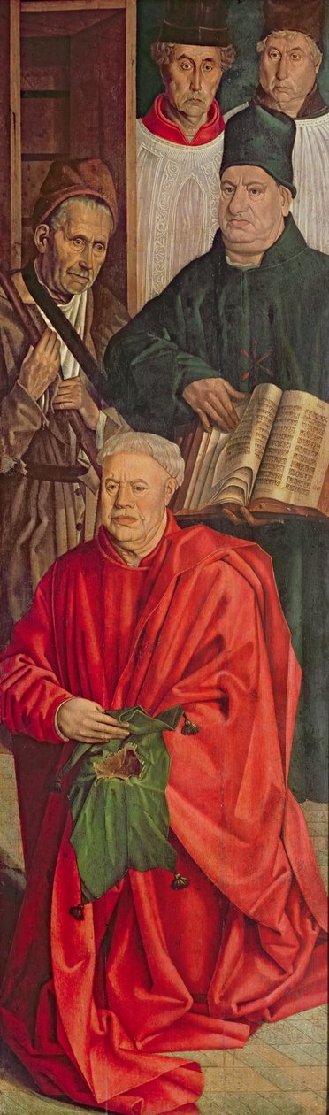 Tafel der Reliquien, aus dem Polyptychon des Heiligen Vinzenz, ca. 1465 von Nuno Goncalves or Gonzalvez
