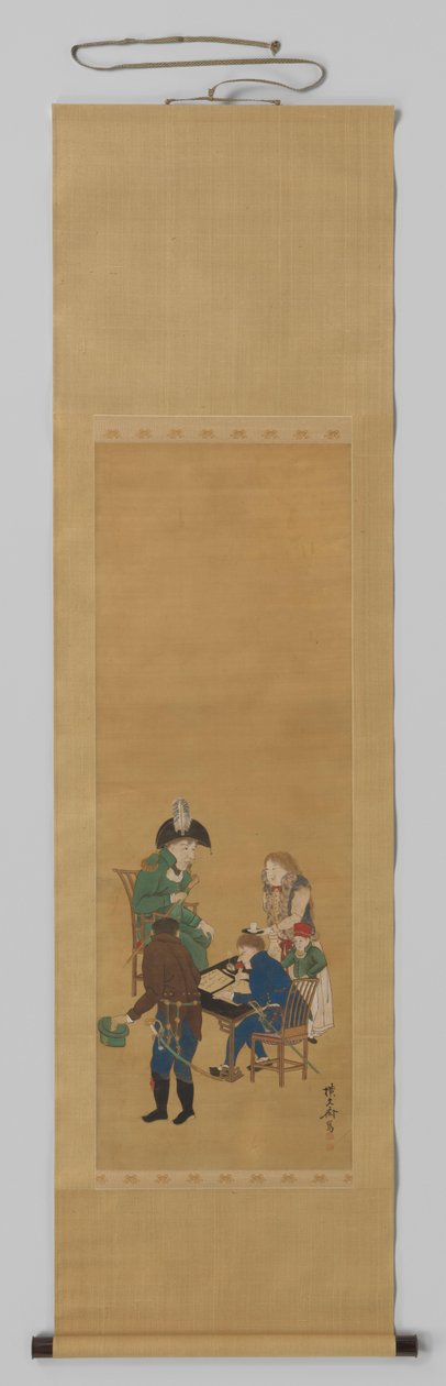 Philipp Franz von Siebold, Obermeister auf Deshima von Obunsai (signed by artist)