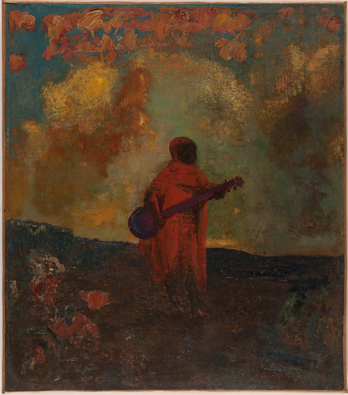 Arabischer Musiker von Odilon Redon