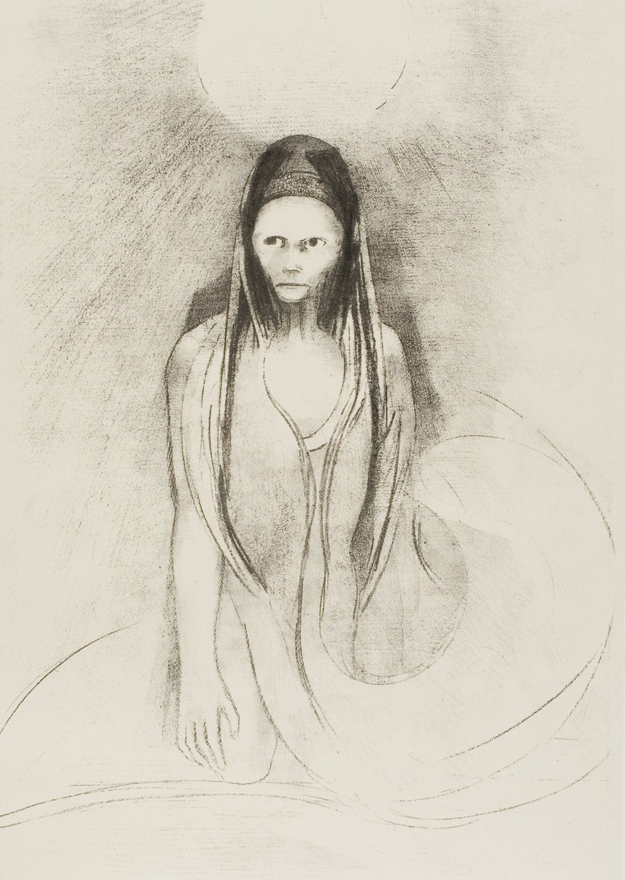 Intelligenz war mein! Ich wurde der große Buddha!, Tafel 12 von 24 von Odilon Redon
