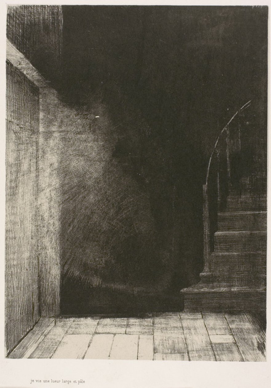 Es war eine Hand, scheinbar aus Fleisch und Blut wie meine eigene, Platte 4 von 6 von Odilon Redon