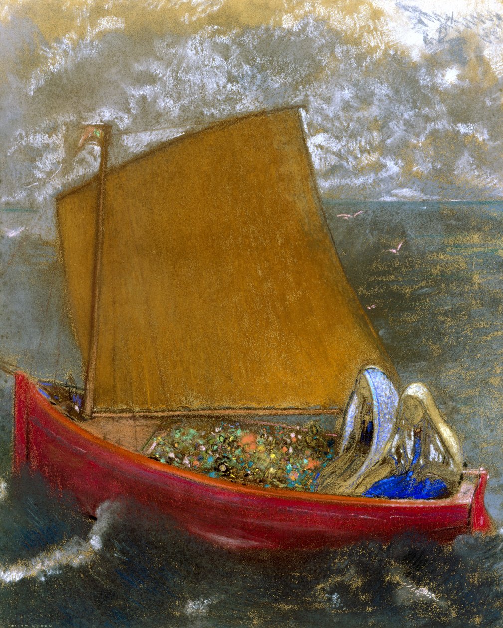 Das gelbe Segel von Odilon Redon