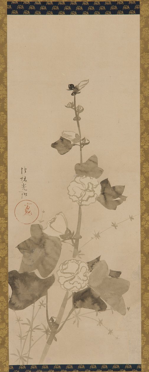 Stockrosen von Ogata Korin