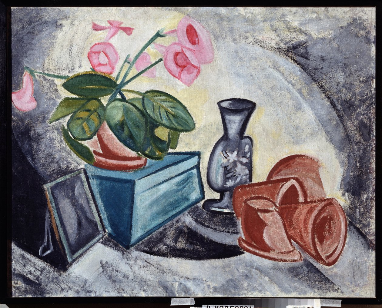 Stillleben mit rosa Blumen von Olga Wladimirowna  Rosanowa