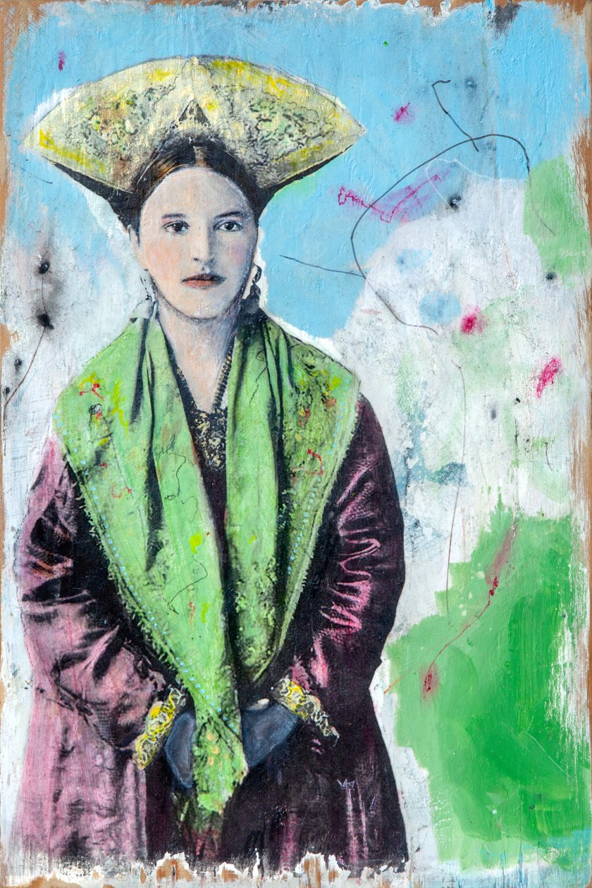 Russische Dame, 2024 von Olivia Gozzano