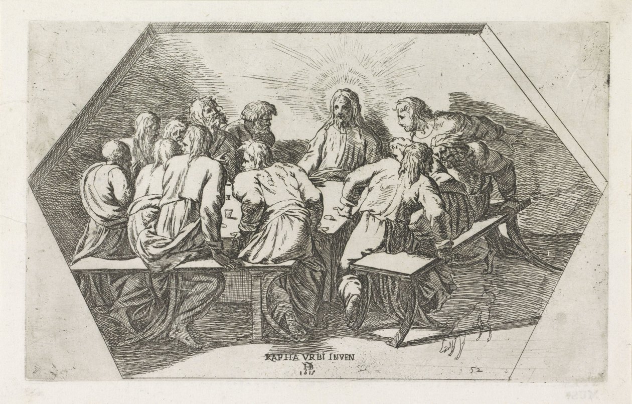 Das letzte Abendmahl von Orazio Borgianni