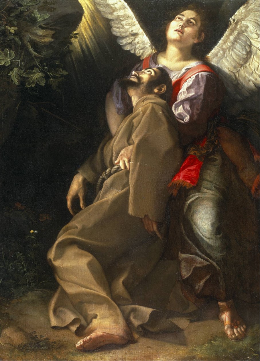 Die Stigmatisation des Heiligen Franziskus von Orazio Gentileschi