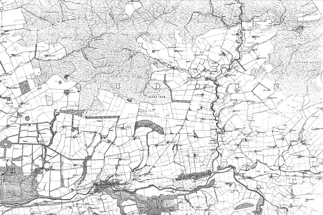 Karte von Ayrshire von Ordnance Survey