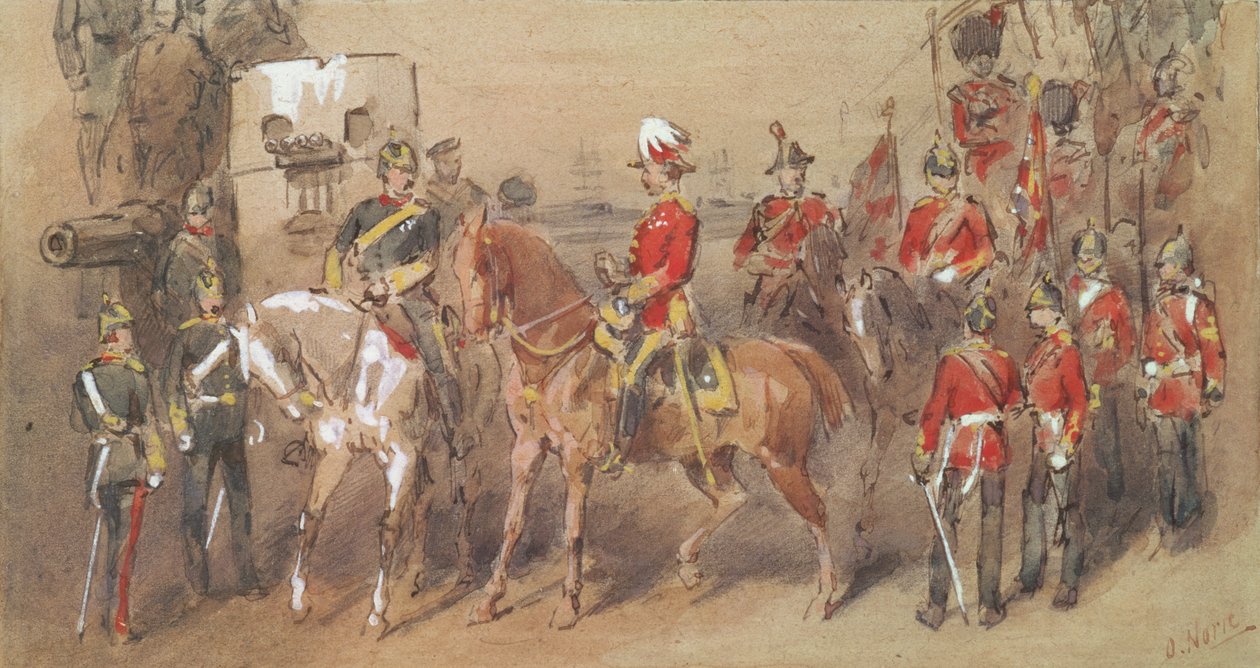 General Sir Garnet Wolseley (1833-1913) in Alexandria, 1882 von Orlando Norie