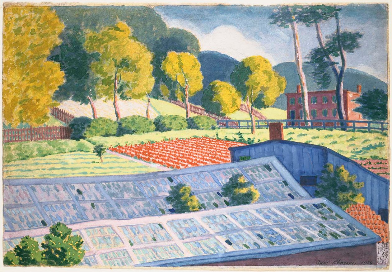 Fort Washington Avenue im Jahr 1911 von Oscar Florianus Bluemner