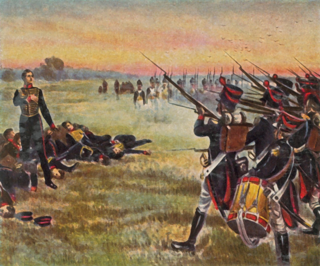 Heroischer Tod von elf Schill-Offizieren von Oskar Freiwirth-Lutzow