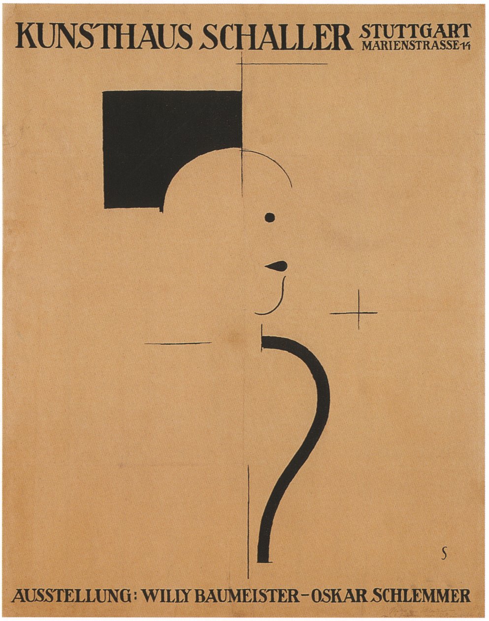 Kunstausstellung: Willy Baumeister - Oskar Schlemmer, 1918 von Oskar Schlemmer