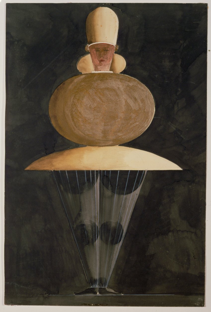Das Triadische Ballett (Skizze) von Oskar Schlemmer